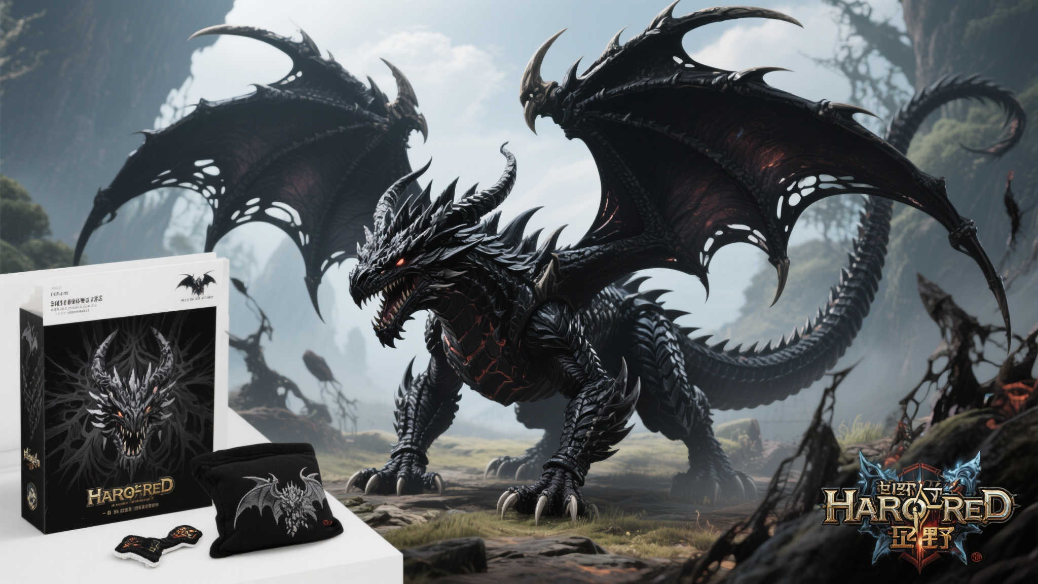 《怪物猎人》混沌黑蚀龙周边亮相 或将重现《荒野》舞台 引言:经典怪物再掀热潮 混沌黑蚀龙或将重